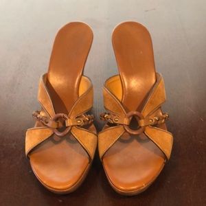 Cole Haan tan/brown sandals, size 9